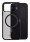 Mobilize Hoesje geschikt voor Apple iPhone 12 MagSafe Telefoonhoesje Hardcase | Mobilize Hybrid Backcover Shockproof | Geschikt voor MagSafe | Geschikt voor Draadloos Opladen met Magnetische Ring | MagSafe Case - Zwart