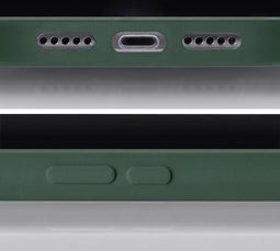 Mobilize Hoesje geschikt voor Apple iPhone 13 Mini Telefoonhoesje Flexibel TPU | Mobilize Rubber Gelly Backcover | iPhone 13 Mini Case | Back Cover - Matt Green | Groen