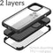Mobilize Hoesje geschikt voor Apple iPhone 13 Pro Telefoonhoesje Hardcase | Mobilize 360 Protection Backcover Shockproof | Schokbestendig iPhone 13 Pro Telefoonhoesje | Anti Shock Proof - Zwart