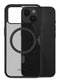 Mobilize Hoesje geschikt voor Apple iPhone 14 MagSafe Telefoonhoesje Hardcase | Mobilize Hybrid Backcover Shockproof | Geschikt voor MagSafe | Geschikt voor Draadloos Opladen met Magnetische Ring | MagSafe Case - Zwart