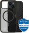 Mobilize Hoesje geschikt voor Apple iPhone 14 MagSafe Telefoonhoesje Hardcase | Mobilize Hybrid Backcover Shockproof | Geschikt voor MagSafe | Geschikt voor Draadloos Opladen met Magnetische Ring | MagSafe Case - Zwart