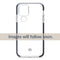 Mobilize Hoesje geschikt voor Apple iPhone 14 Plus Telefoonhoesje Hardcase | Mobilize Shatterproof Backcover Shockproof | Schokbestendig iPhone 14 Plus Telefoonhoesje | Anti Shock Proof - Transparant / Zwart