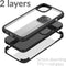 Mobilize Hoesje geschikt voor Apple iPhone 14 Pro Telefoonhoesje Hardcase | Mobilize 360 Protection Backcover Shockproof | Schokbestendig iPhone 14 Pro Telefoonhoesje | Anti Shock Proof - Zwart