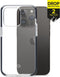 Mobilize Hoesje geschikt voor Apple iPhone 14 Pro Telefoonhoesje Hardcase | Mobilize Shatterproof Backcover Shockproof | Schokbestendig iPhone 14 Pro Telefoonhoesje | Anti Shock Proof - Transparant / Zwart