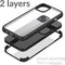 Mobilize Hoesje geschikt voor Apple iPhone 14 Telefoonhoesje Hardcase | Mobilize 360 Protection Backcover Shockproof | Schokbestendig iPhone 14 Telefoonhoesje | Anti Shock Proof - Zwart