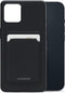 Mobilize Hoesje geschikt voor Apple iPhone 14 Telefoonhoesje met Kaarthouder Flexibel TPU | Mobilize Rubber Gelly Card Backcover met Pasjeshouder | Kaarthouder voor 1 Pasje | backcover Hoesje voor Pinpas / OV Kaart / Rijbewijs - Matt Black | Zwart