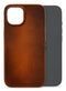 Mobilize Hoesje geschikt voor Apple iPhone 15 MagSafe Telefoonhoesje Echt Leer | Mobilize Premium Backcover | Geschikt voor MagSafe | Geschikt voor Draadloos Opladen met Magnetische Ring | MagSafe Case - Burned Cognac | Cognac