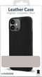 Mobilize Hoesje geschikt voor Apple iPhone 15 Pro MagSafe Telefoonhoesje Echt Leer | Mobilize Premium Backcover | Geschikt voor MagSafe | Geschikt voor Draadloos Opladen met Magnetische Ring | MagSafe Case - Zwart