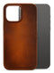 Mobilize Hoesje geschikt voor Apple iPhone 15 Pro Max MagSafe Telefoonhoesje Echt Leer | Mobilize Premium Backcover | Geschikt voor MagSafe | Geschikt voor Draadloos Opladen met Magnetische Ring | MagSafe Case - Burned Cognac | Cognac
