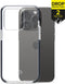 Mobilize Hoesje geschikt voor Apple iPhone 15 Pro Telefoonhoesje Hardcase | Mobilize Shatterproof Backcover Shockproof | Schokbestendig iPhone 15 Pro Telefoonhoesje | Anti Shock Proof - Transparant / Zwart