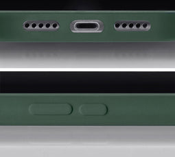 Mobilize Hoesje geschikt voor Apple iPhone 15 Telefoonhoesje Flexibel TPU | Mobilize Rubber Gelly Backcover | iPhone 15 Case | Back Cover - Matt Green | Groen