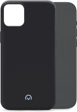 Mobilize Hoesje geschikt voor Apple iPhone 15 Telefoonhoesje Flexibel TPU | Mobilize Rubber Gelly Backcover | iPhone 15 Case | Back Cover - Matt Black | Zwart