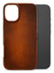 Mobilize Hoesje geschikt voor Apple iPhone 16 MagSafe Telefoonhoesje Echt Leer | Mobilize Premium Backcover | Geschikt voor MagSafe | Geschikt voor Draadloos Opladen met Magnetische Ring | MagSafe Case - Burned Cognac | Cognac