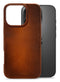 Mobilize Hoesje geschikt voor Apple iPhone 16 Pro MagSafe Telefoonhoesje Echt Leer | Mobilize Premium Backcover | Geschikt voor MagSafe | Geschikt voor Draadloos Opladen met Magnetische Ring | MagSafe Case - Burned Cognac | Cognac