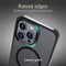 Mobilize Hoesje geschikt voor Apple iPhone 16 Pro MagSafe Telefoonhoesje Hardcase | Mobilize Hybrid Pro Backcover Shockproof | Geschikt voor MagSafe | Geschikt voor Draadloos Opladen met Magnetische Ring | MagSafe Case - Zwart