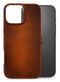 Mobilize Hoesje geschikt voor Apple iPhone 16 Pro Max MagSafe Telefoonhoesje Echt Leer | Mobilize Premium Backcover | Geschikt voor MagSafe | Geschikt voor Draadloos Opladen met Magnetische Ring | MagSafe Case - Burned Cognac | Cognac