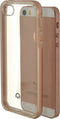 Mobilize Hoesje geschikt voor Apple iPhone 5 Telefoonhoesje Flexibel TPU | Mobilize Gelly Plus Backcover | iPhone 5 Case | Back Cover - Transparant / Roségoud