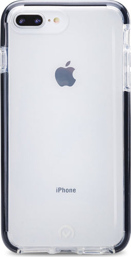 Mobilize Hoesje geschikt voor Apple iPhone 6 Plus Telefoonhoesje Hardcase | Mobilize Shatterproof Backcover Shockproof | Schokbestendig iPhone 6 Plus Telefoonhoesje | Anti Shock Proof - Transparant / Zwart
