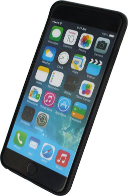Mobilize Hoesje geschikt voor Apple iPhone 6 Plus Telefoonhoesje Hardcase | Mobilize Hybrid Backcover | iPhone 6 Plus Case | Back Cover - Transparant / Zwart