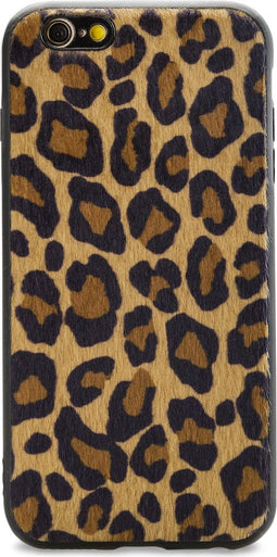 Mobilize Hoesje geschikt voor Apple iPhone 6 Plus Telefoonhoesje Flexibel TPU | Mobilize Gelly Backcover | iPhone 6 Plus Case | Back Cover - Leopard | Bruin