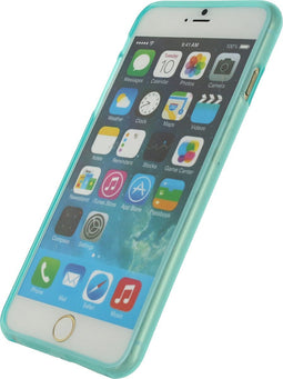 Mobilize Hoesje geschikt voor Apple iPhone 6 Plus Telefoonhoesje Flexibel TPU | Mobilize Gelly Backcover | iPhone 6 Plus Case | Back Cover - Turquoise