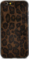 Mobilize Hoesje geschikt voor Apple iPhone 6 Plus Telefoonhoesje Flexibel TPU | Mobilize Gelly Backcover | iPhone 6 Plus Case | Back Cover - Leopard | Bruin