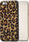 Mobilize Hoesje geschikt voor Apple iPhone 6 Plus Telefoonhoesje Flexibel TPU | Mobilize Gelly Backcover | iPhone 6 Plus Case | Back Cover - Leopard | Bruin