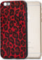 Mobilize Hoesje geschikt voor Apple iPhone 6 Telefoonhoesje Flexibel TPU | Mobilize Gelly Backcover | iPhone 6 Case | Back Cover - Leopard | Bruin