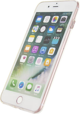 Mobilize Hoesje geschikt voor Apple iPhone 7 Plus Telefoonhoesje Flexibel TPU | Mobilize Gelly Backcover | iPhone 7 Plus Case | Back Cover - Transparant / Roségoud
