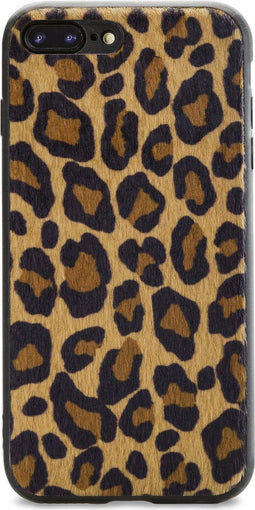 Mobilize Hoesje geschikt voor Apple iPhone 7 Plus Telefoonhoesje Flexibel TPU | Mobilize Gelly Backcover | iPhone 7 Plus Case | Back Cover - Leopard | Bruin