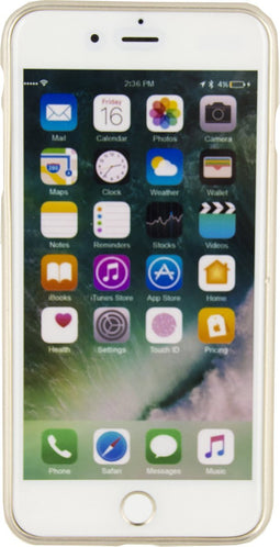 Mobilize Hoesje geschikt voor Apple iPhone 7 Plus Telefoonhoesje Flexibel TPU | Mobilize Gelly Backcover | iPhone 7 Plus Case | Back Cover - Champagne | Goud