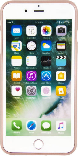 Mobilize Hoesje geschikt voor Apple iPhone 7 Plus Telefoonhoesje Flexibel TPU | Mobilize Gelly Backcover | iPhone 7 Plus Case | Back Cover - Roségoud