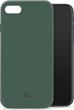 Mobilize Hoesje geschikt voor Apple iPhone 7 Telefoonhoesje Flexibel TPU | Mobilize Rubber Gelly Backcover | iPhone 7 Case | Back Cover - Matt Green | Groen