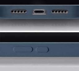 Mobilize Hoesje geschikt voor Apple iPhone 7 Telefoonhoesje Flexibel TPU | Mobilize Rubber Gelly Backcover | iPhone 7 Case | Back Cover - Matt Blue | Blauw