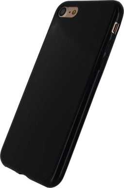 Mobilize Hoesje geschikt voor Apple iPhone 7 Telefoonhoesje Flexibel TPU | Mobilize Gelly Backcover | iPhone 7 Case | Back Cover - Zwart
