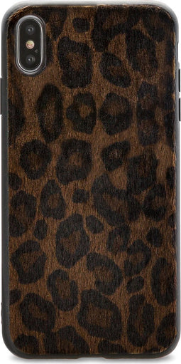 Mobilize Hoesje geschikt voor Apple iPhone X Telefoonhoesje Flexibel TPU | Mobilize Gelly Backcover | iPhone X Case | Back Cover - Leopard | Bruin