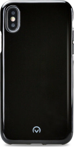 Mobilize Hoesje geschikt voor Apple iPhone X Telefoonhoesje Flexibel TPU | Mobilize Gelly Backcover | iPhone X Case | Back Cover - Zwart
