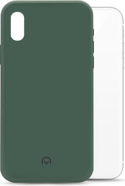 Mobilize Hoesje geschikt voor Apple iPhone XR Telefoonhoesje Flexibel TPU | Mobilize Rubber Gelly Backcover | iPhone XR Case | Back Cover - Matt Green | Groen