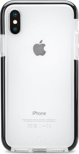 Mobilize Hoesje geschikt voor Apple iPhone XS Max Telefoonhoesje Hardcase | Mobilize Shatterproof Backcover Shockproof | Schokbestendig iPhone XS Max Telefoonhoesje | Anti Shock Proof - Transparant / Zwart