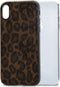 Mobilize Hoesje geschikt voor Apple iPhone XS Max Telefoonhoesje Flexibel TPU | Mobilize Gelly Backcover | iPhone XS Max Case | Back Cover - Leopard | Bruin