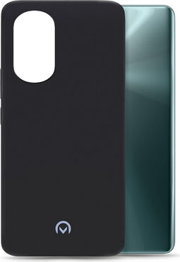 Mobilize Hoesje geschikt voor HONOR 50 Telefoonhoesje Flexibel TPU | Mobilize Rubber Gelly Backcover | 50 Case | Back Cover - Matt Black | Zwart