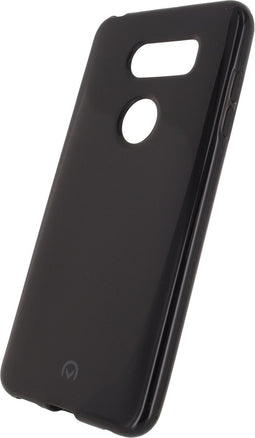 Mobilize Hoesje geschikt voor LG V30 Telefoonhoesje Flexibel TPU | Mobilize Gelly Backcover | V30 Case | Back Cover - Zwart