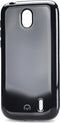Mobilize Hoesje geschikt voor Nokia 1 Telefoonhoesje Flexibel TPU | Mobilize Gelly Backcover | 1 Case | Back Cover - Zwart