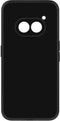 Mobilize Hoesje geschikt voor Nothing Phone (2a) Telefoonhoesje Flexibel TPU | Mobilize Rubber Gelly Backcover | Phone (2a) Case | Back Cover - Matt Black | Zwart