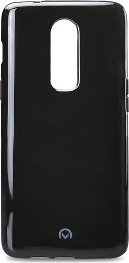 Mobilize Hoesje geschikt voor OnePlus 6 Telefoonhoesje Flexibel TPU | Mobilize Gelly Backcover | 6 Case | Back Cover - Zwart