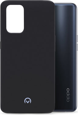 Mobilize Hoesje geschikt voor OPPO A74 4G Telefoonhoesje Flexibel TPU | Mobilize Rubber Gelly Backcover | A74 4G Case | Back Cover - Matt Black | Zwart