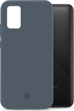 Mobilize Hoesje geschikt voor Samsung Galaxy A02s Telefoonhoesje Flexibel TPU | Mobilize Rubber Gelly Backcover | Galaxy A02s Case | Back Cover - Matt Blue | Blauw
