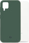 Mobilize Hoesje geschikt voor Samsung Galaxy A12 Telefoonhoesje Flexibel TPU | Mobilize Rubber Gelly Backcover | Galaxy A12 Case | Back Cover - Matt Green | Groen