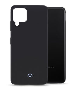 Mobilize Hoesje geschikt voor Samsung Galaxy A22 4G Telefoonhoesje Flexibel TPU | Mobilize Rubber Gelly Backcover | Galaxy A22 4G Case | Back Cover - Matt Black | Zwart