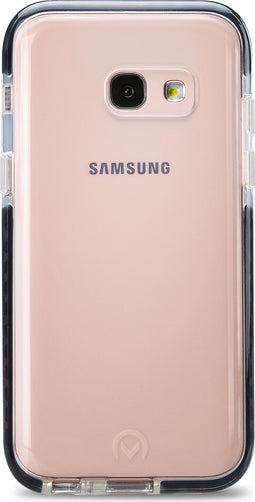 Mobilize Hoesje geschikt voor Samsung Galaxy A3 (2017) Telefoonhoesje Hardcase | Mobilize Shatterproof Backcover Shockproof | Schokbestendig Galaxy A3 (2017) Telefoonhoesje | Anti Shock Proof - Transparant / Zwart